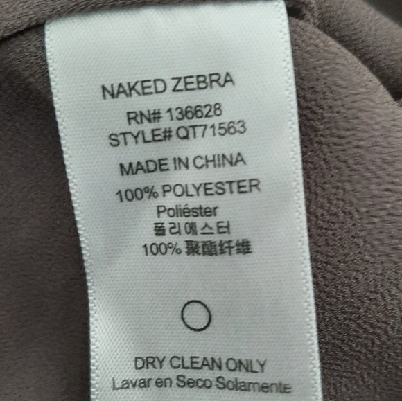 Grey Chiffon Top With Sequins - Picture 4 of 9